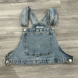 Size small denim overall crop top